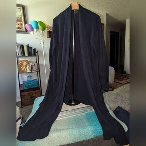 Long Black Cardigan